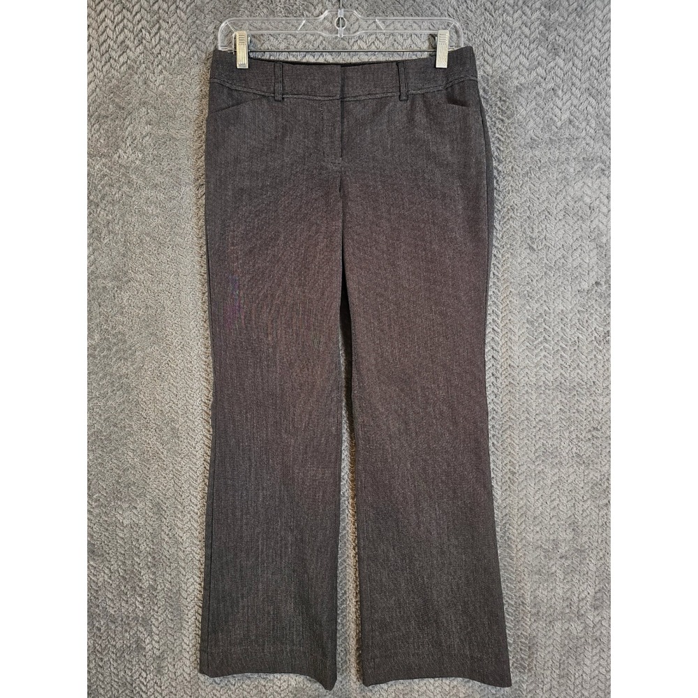Express‎ Design Studio Editor Pants Womens 2 Charcoal Grey Bootcut Mid Rise Work